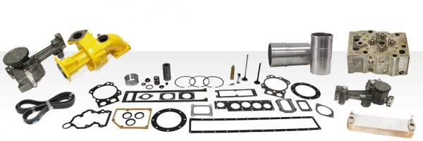 Engine spare parts and Komatsu components