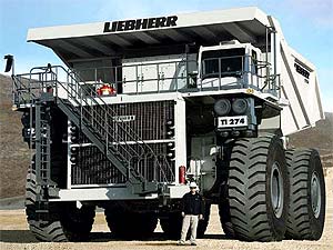 Новые карьерные самосвалы Liebherr